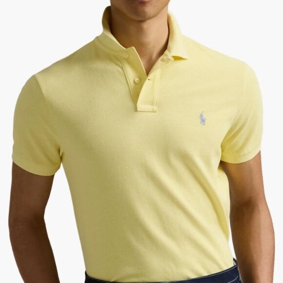 Polo Ralph Lauren Men’s | 100% Cotton Piqué Polo Short Sleeve Butter Yellow | XL - Picture 1 of 8